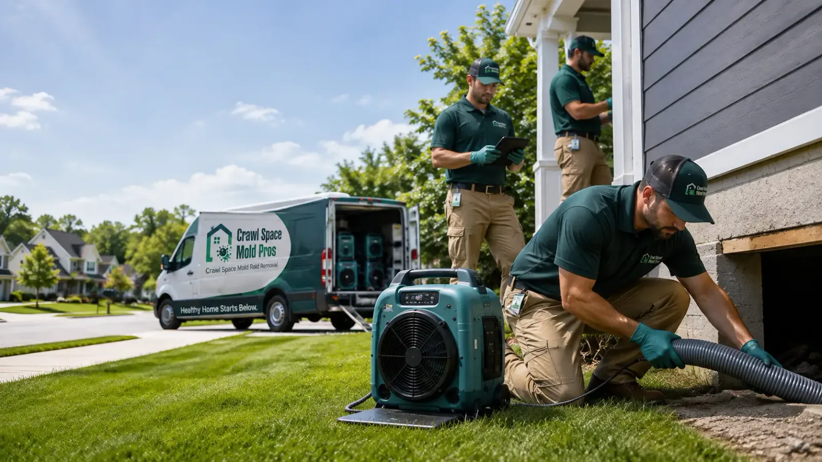 Crawl Space Mold Removal in Belmont, NH